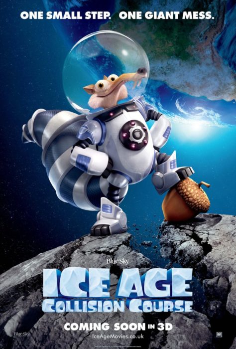 póster de la era de hielo choque de mundos