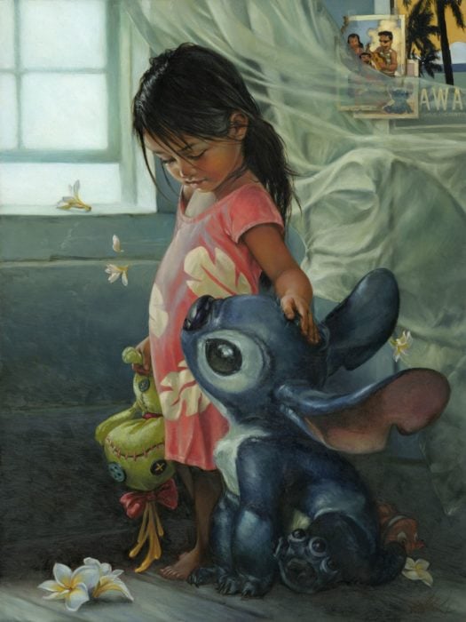 lilo y stich si fueran reales