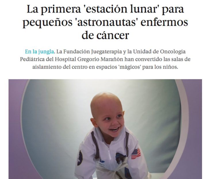 niña con cáncer en hospital 