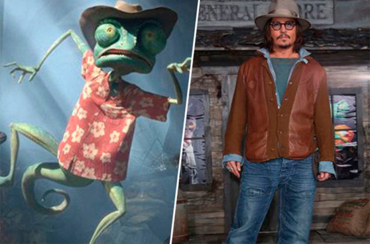 Rango y Johnny Depp