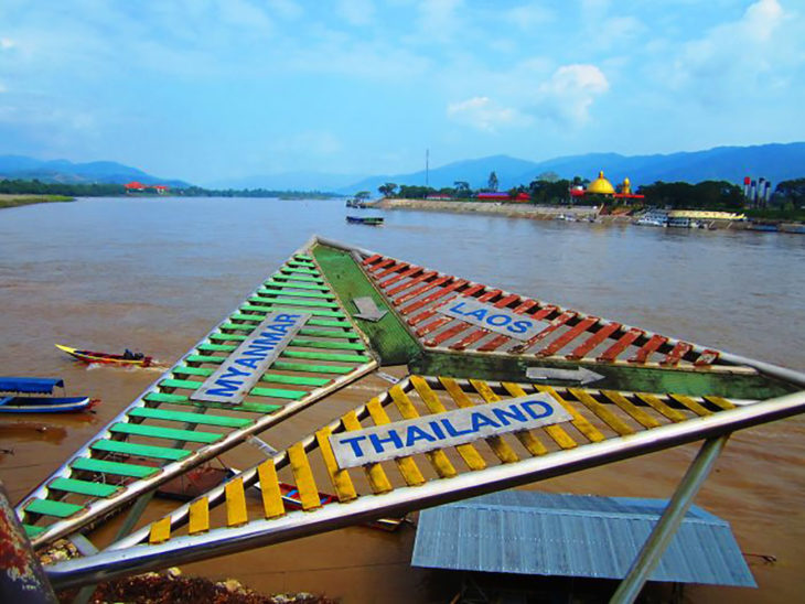 frontera entre Tailandia, Birmania y Laos