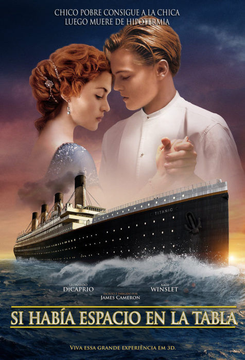 póster de titanic si dijera la verdad