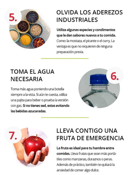 infografía sobre alimentación saludable parte 3