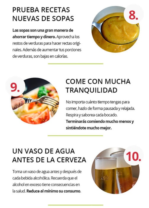 infografía sobre alimentación saludable parte 4