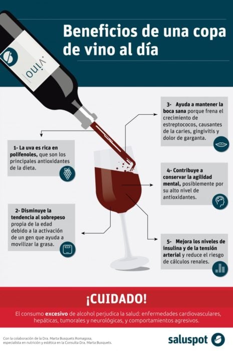 infografía sobre el vino