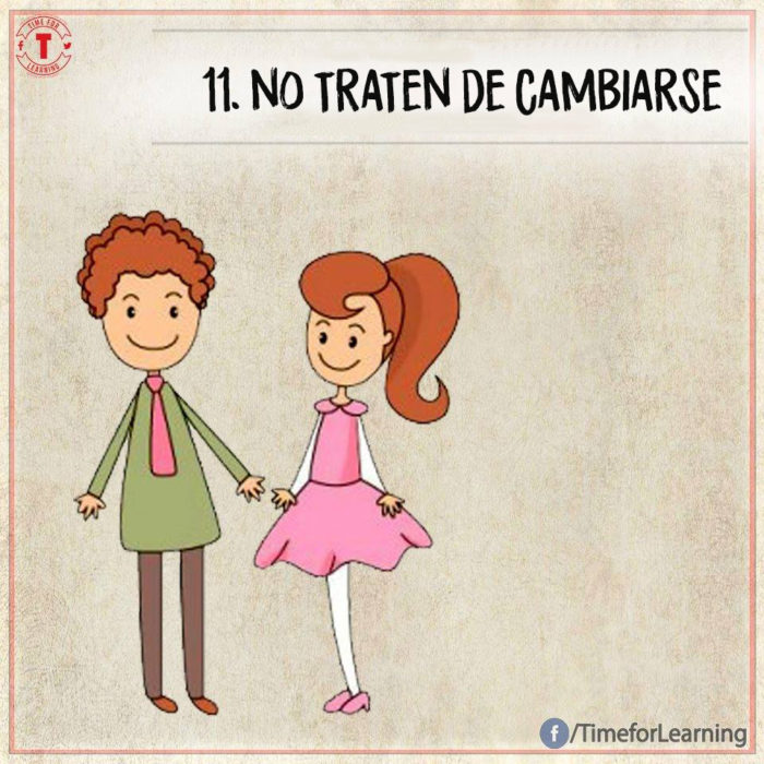 Ilustración amor - no traten de cambiarse