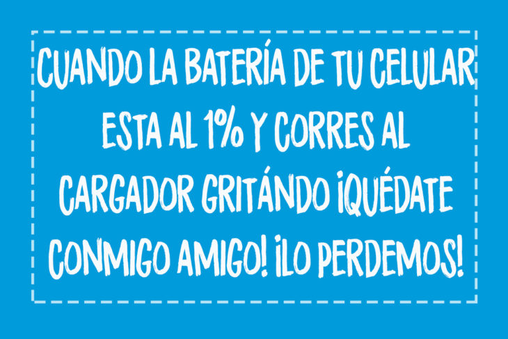 pensamiento adolescente sobre celular sin batería