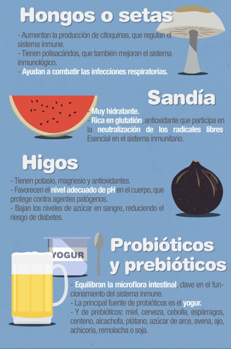 infografía 10 alimentos que aumentan tus defensas parte 3