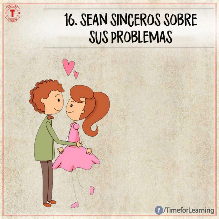 Ilustración amor - sean sinceros