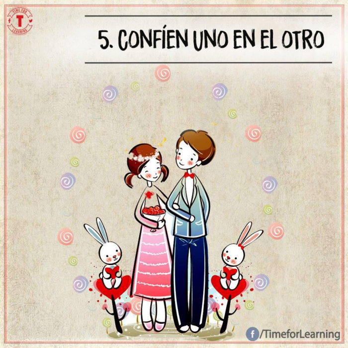 Ilustración amor - confíen 