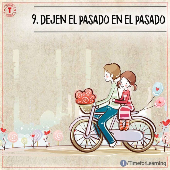 Ilustración amor - el pasado pasó 