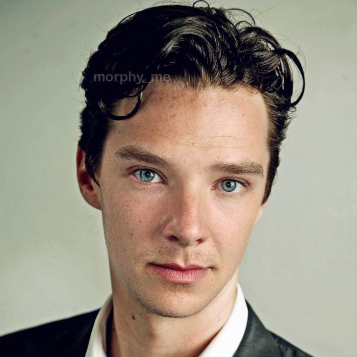 Asa Butterfield y Benedict Cumberbatch fusionados