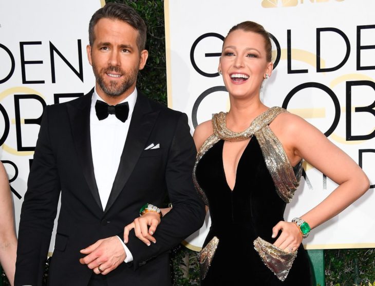 Blake y Ryan en los golden globes