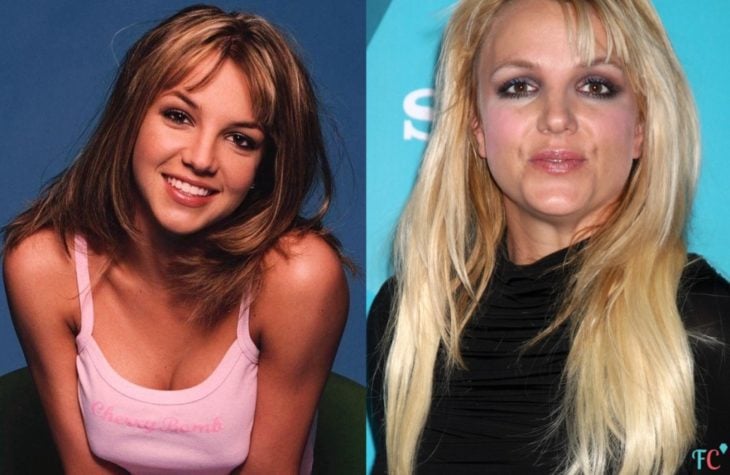 britney spears antes y después