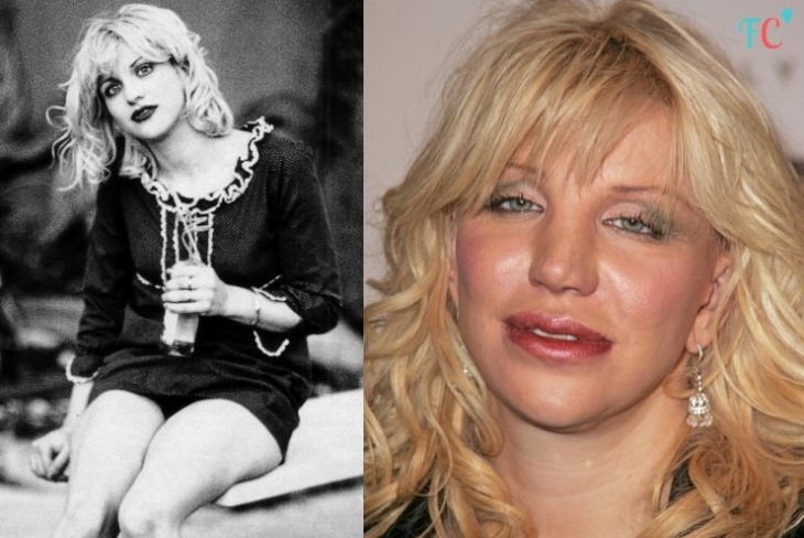 courtney love antes y después