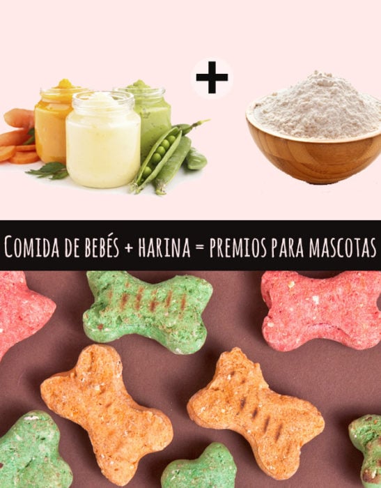 comida de bebé y harina 