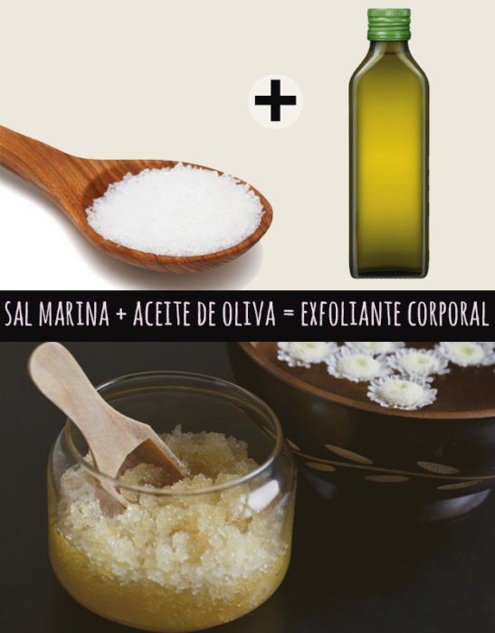 sal y aceite de oliva