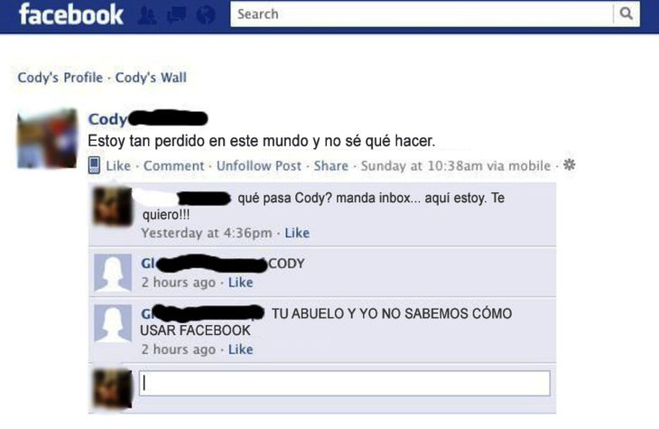 Gente mayor en Facebook - tu abuelo y yo no sabemos usar facebook