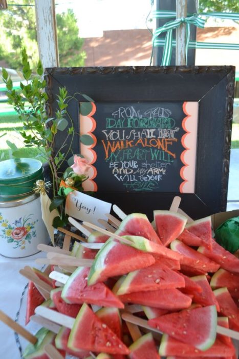 Snacks saludables para boda