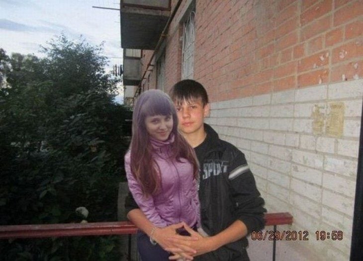 Photoshop - chico con su novia