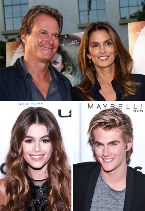 Kara, Presley Gerber y sus padres