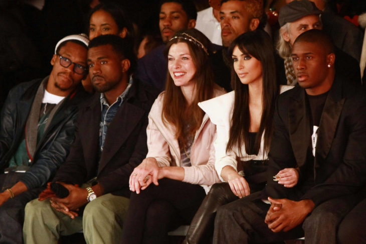 Kim Kardashian, Reggie Bush y Kanye West