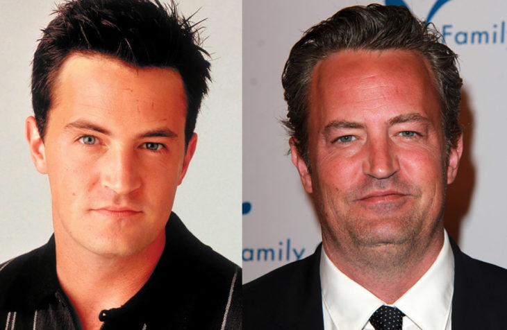 Matthew Perry antes y después