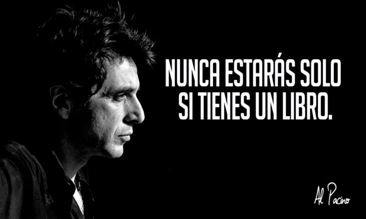 frase de al pacino sobre libros