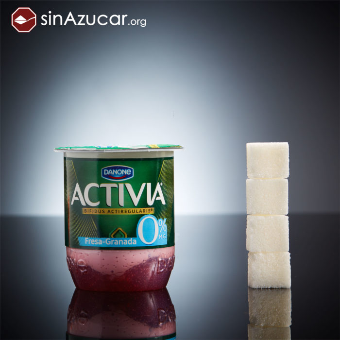 Cuanto azúcar contiene activia