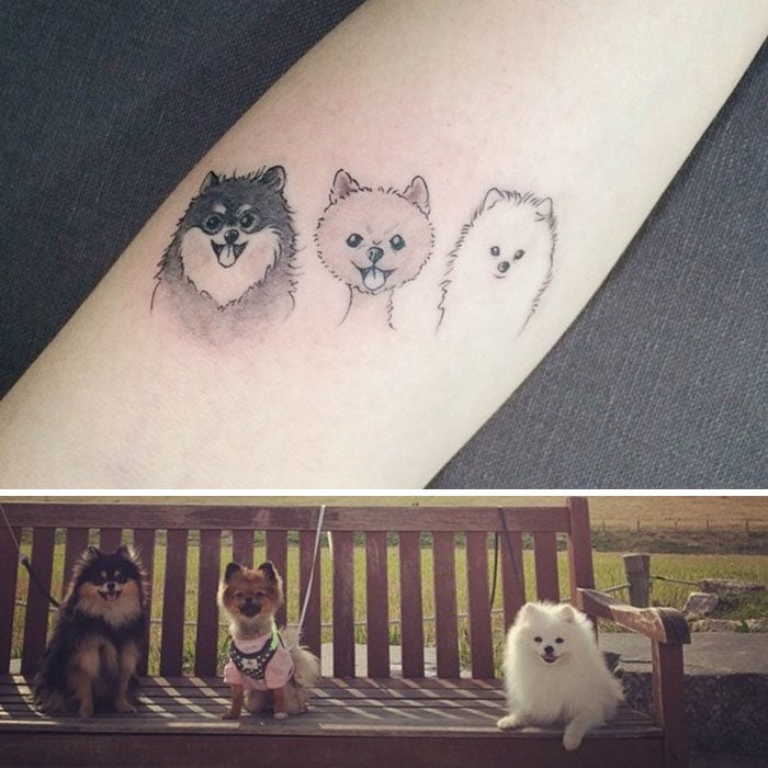 Tatuajes homenaje perros