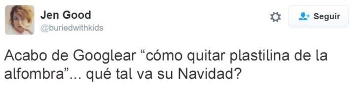 Tuits paternidad -como quitar plastilina de la alfombra