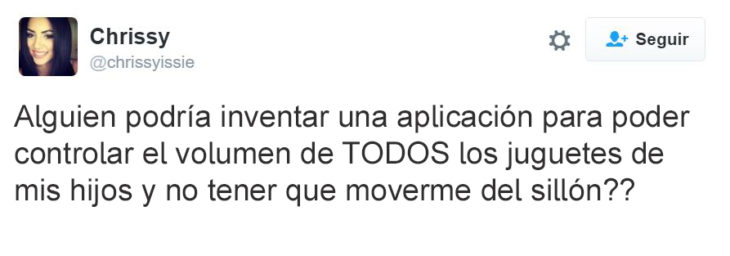 Tuits paternidad - aplicación para controlar juguetes