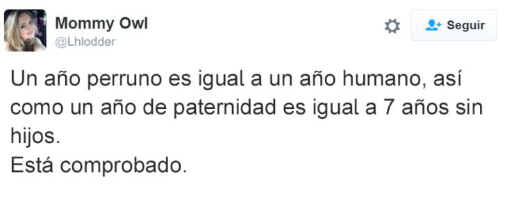 Tuits paternidad - un año de paternidad es