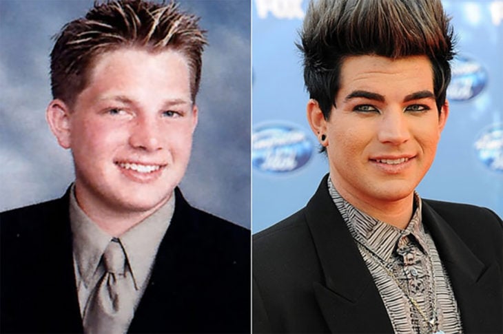 adam lambert antes y ahora