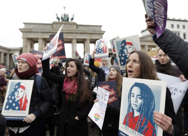 protesta de las mujeres en alemania 