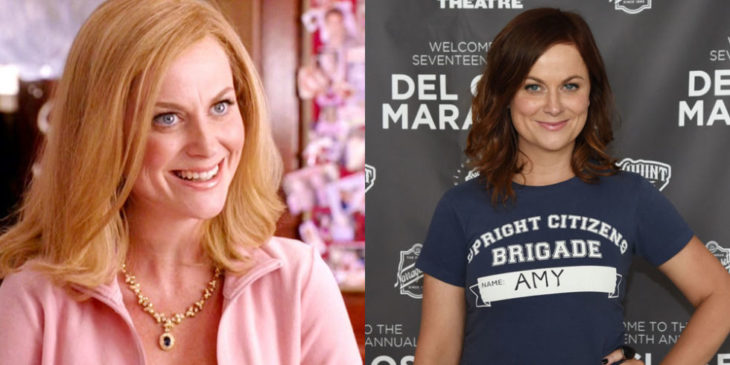 amy poehler durante y después de chicas pesadas