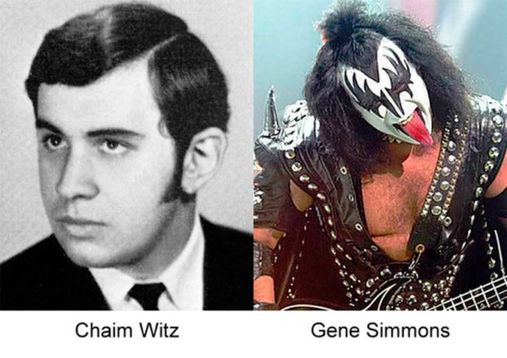 Antes y después de Gene Simmons