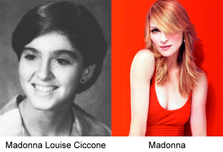 antes y después de madonna