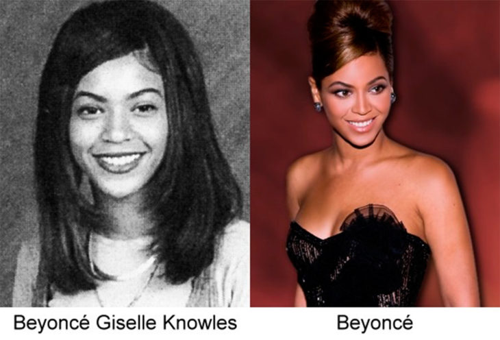 antes y después de beyoncé