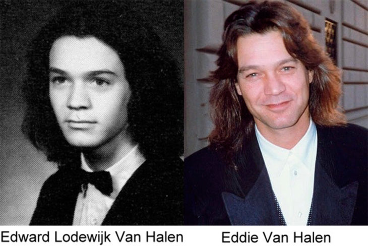 antes y después de eddie van halen