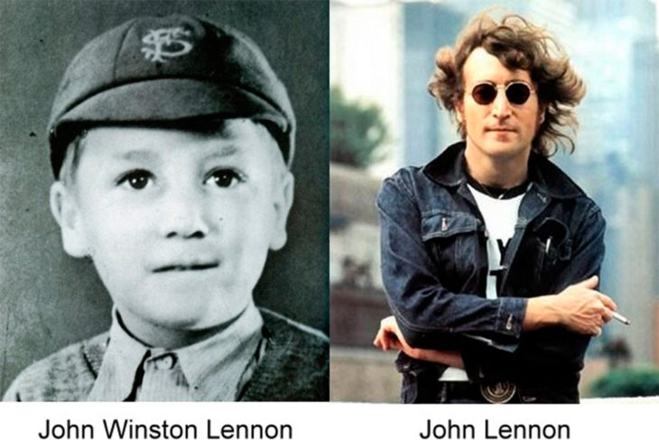 antes y después de john winton lennon