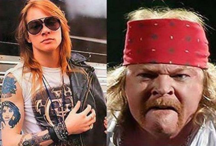 axl rose antes y ahora