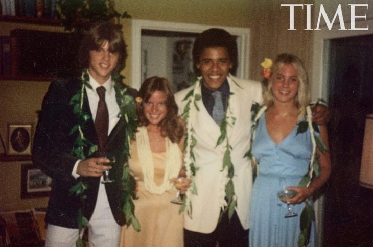 foto de graduación de barack obama