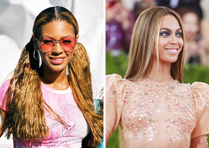 beyonce antes y ahora