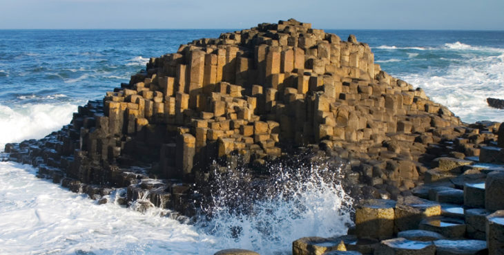 Calzada del gigante en irlanda del norte