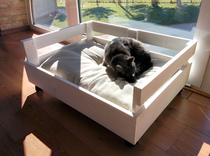 cama casera para perro