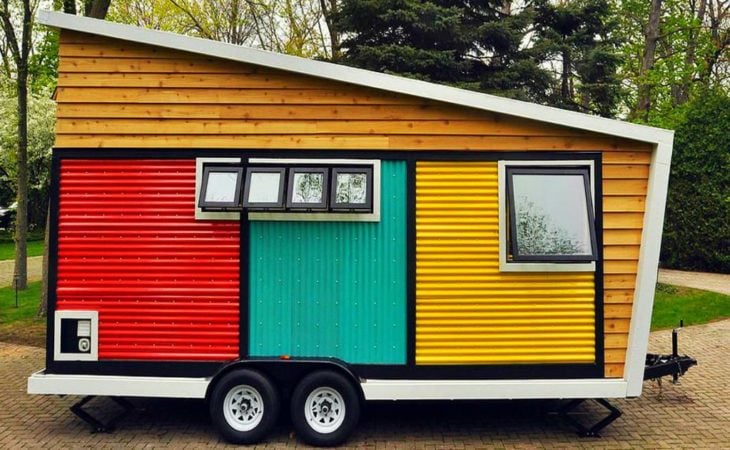 colorida casa rodante