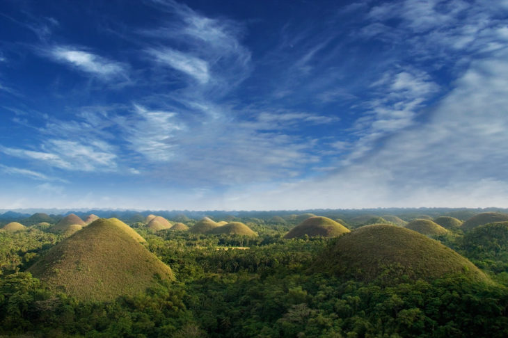 colinas de chocolate en filipinas