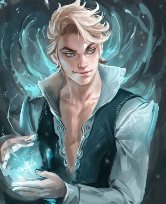 elsa de frozen hombre