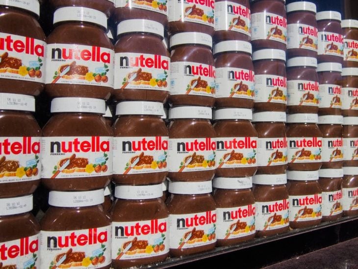 nutella en el supermercado